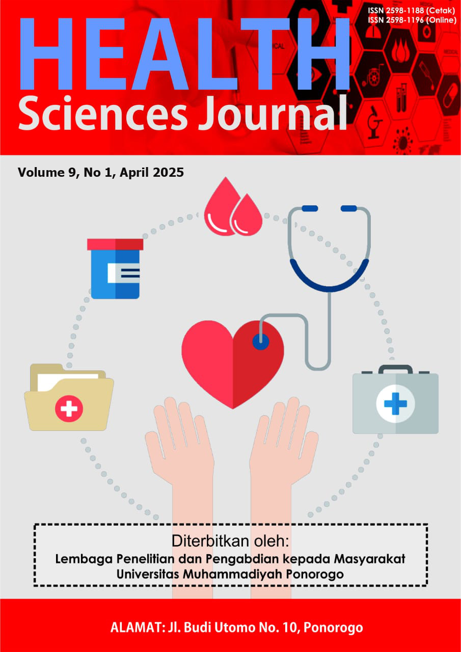 					View Vol. 9 No. 1 (2025): Health Science Journal
				